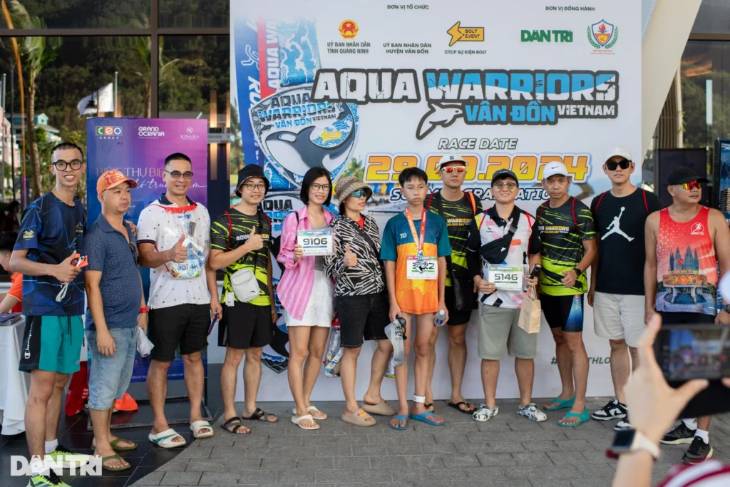 1.200 vận động viên sẵn sàng cho giải Aquathlon Vân Đồn