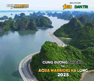 Cung đường thi đấu đi qua di sản tại Aqua Warriors Halong Bay 2025