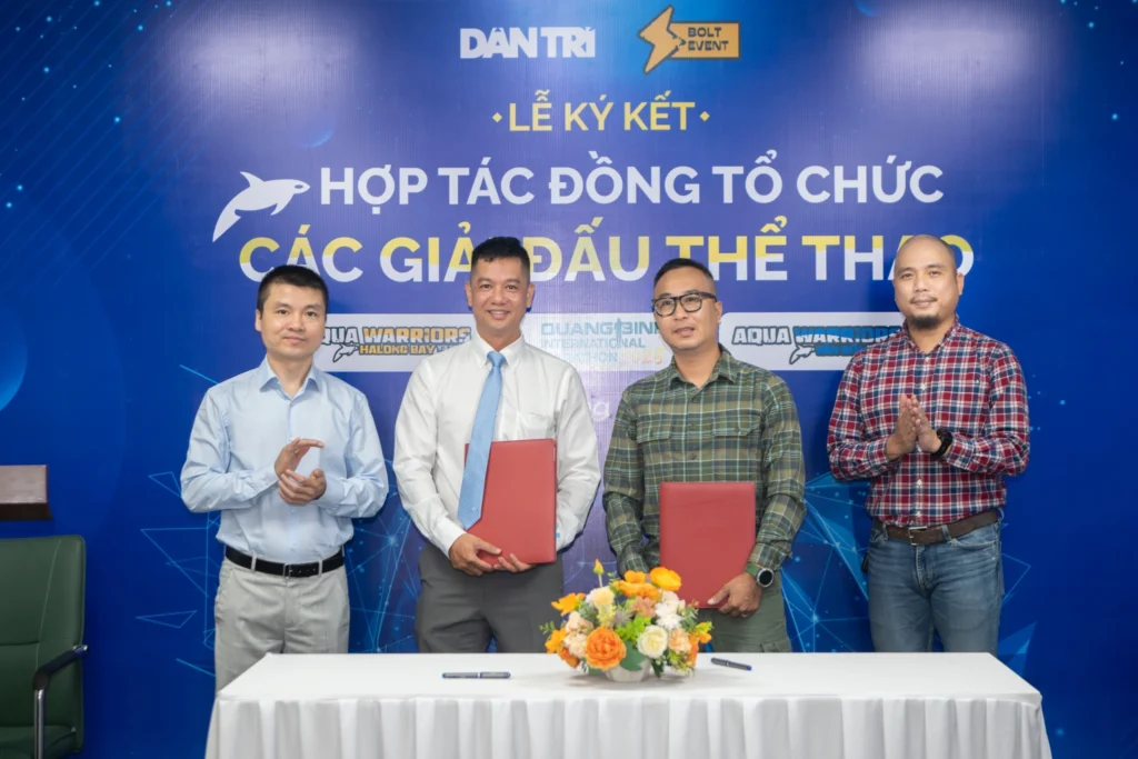 Báo Dân trí và Bolt Event hợp tác đồng tổ chức các giải đấu thể thao 2025