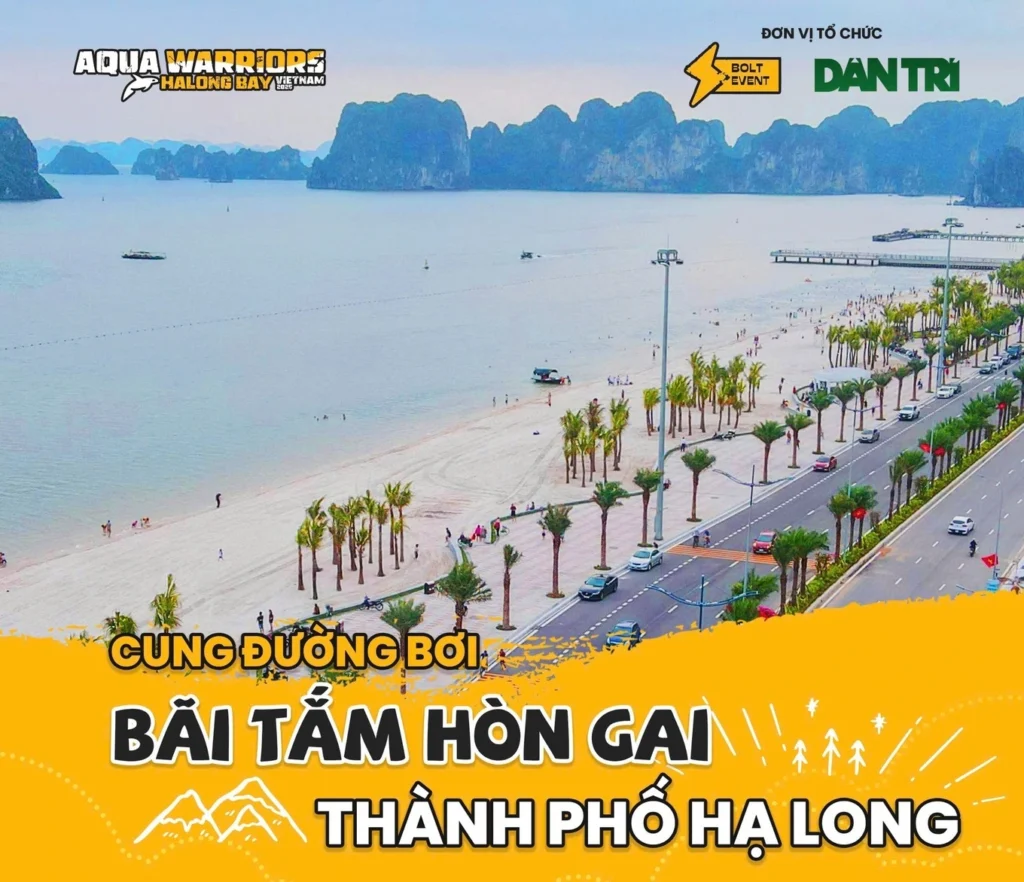 Cung đường thi đấu tuyệt đẹp tại Aqua Warriors Halong Bay 2025