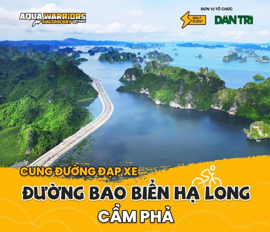 Cung đường thi đấu tuyệt đẹp tại Aqua Warriors Halong Bay 2025