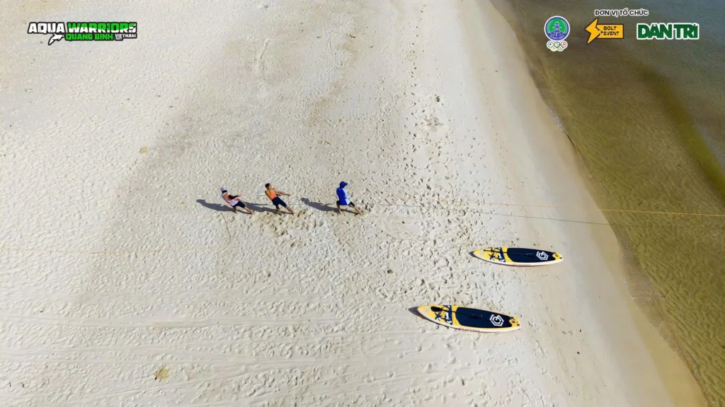 Aqua Warriors Quảng Bình 2025 kiểm tra cung đường bơi, đảm bảo an toàn cho vận động viên