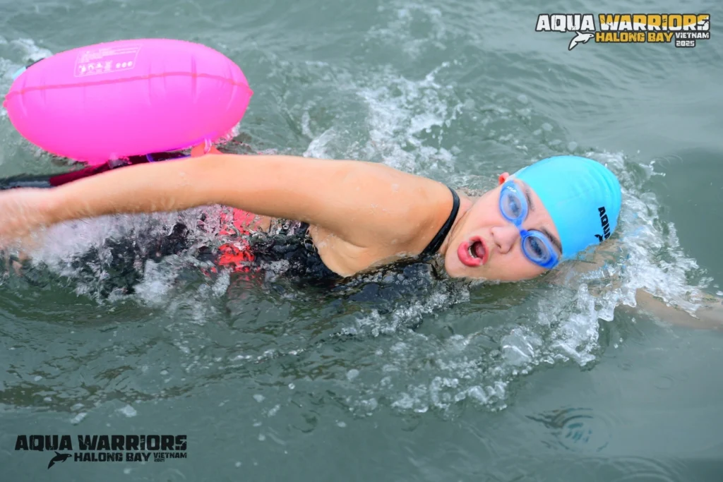 Vận động viên xinh đẹp muốn lập kỳ tích ở Aqua Warriors Quảng Bình 2025