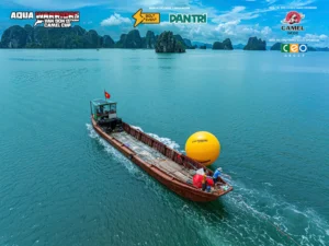 Aqua Warriors Vân Đồn 2025 - Camel Cup: Ban tổ chức kiểm tra an toàn đường bơi