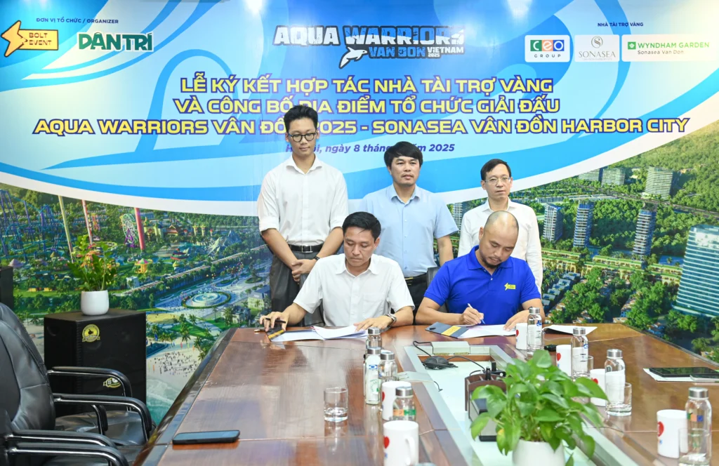 Báo Dân trí và Bolt Event hợp tác CEO Group tổ chức giải đấu Aqua Warriors Vân Đồn 2025